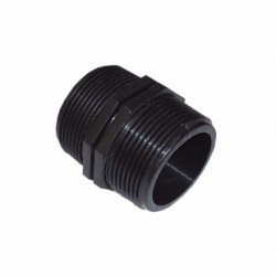 Ниппель 1 1/4 * 1 1/2  PN10  (7515.00GF) Plast Project (30/150)
